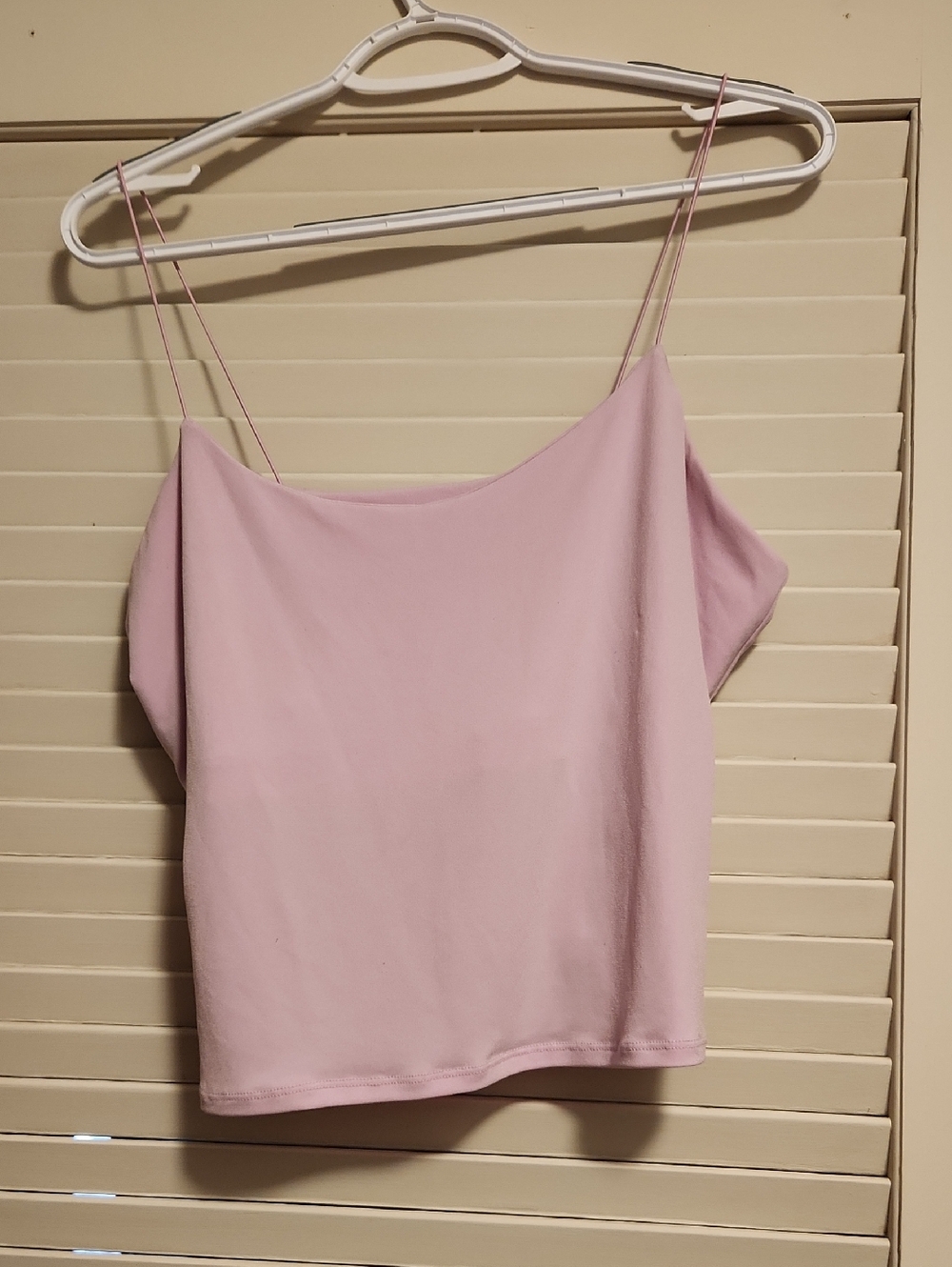 Leith Pale Pink Double-Spaghetti Strap Camisole